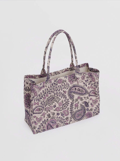 Einkaufstasche mit Paisley-Druck