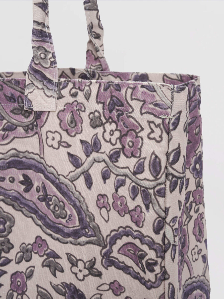 Shopping bag met paisley print image number 2