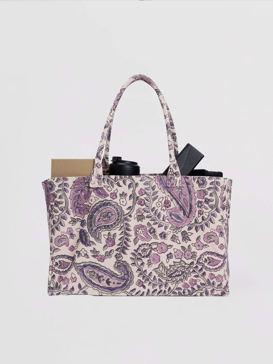 Shopping bag met paisley print image number 3