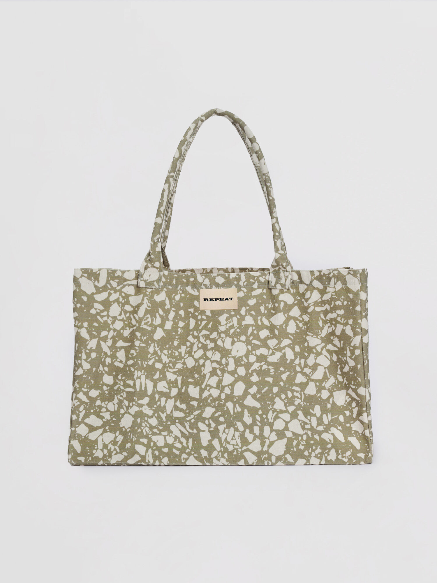Shopping bag met paisley print
