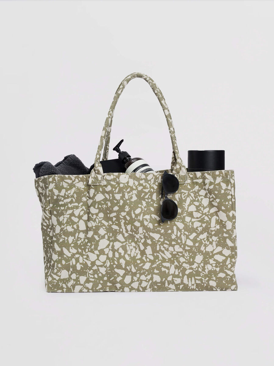 Shopping bag with paisley print image number 3