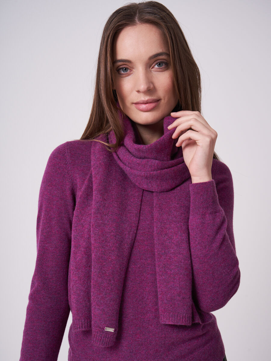 Organic cashmere scarf image number 1