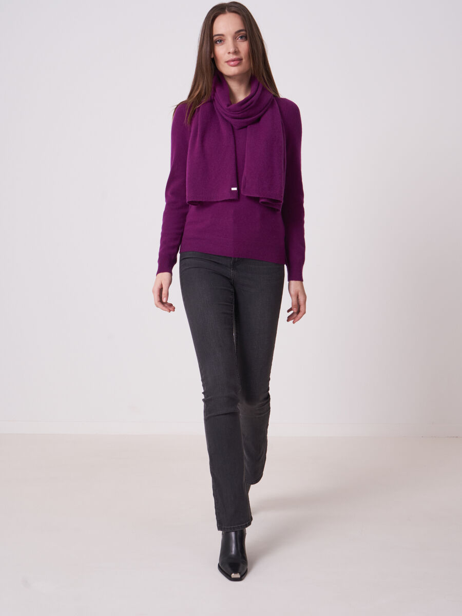 Organic cashmere scarf image number 3