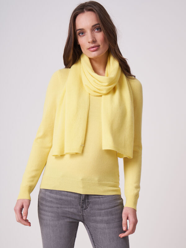 Organic cashmere scarf image number 0
