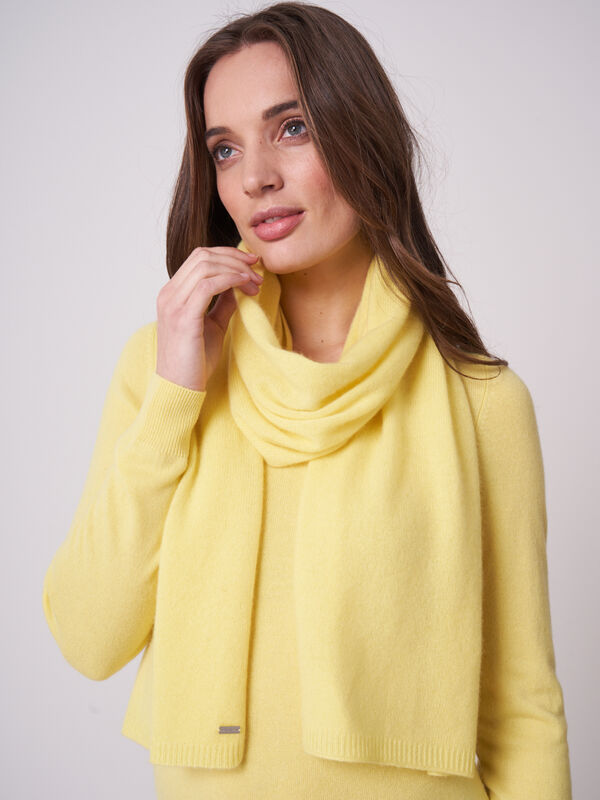 Organic cashmere scarf image number 1