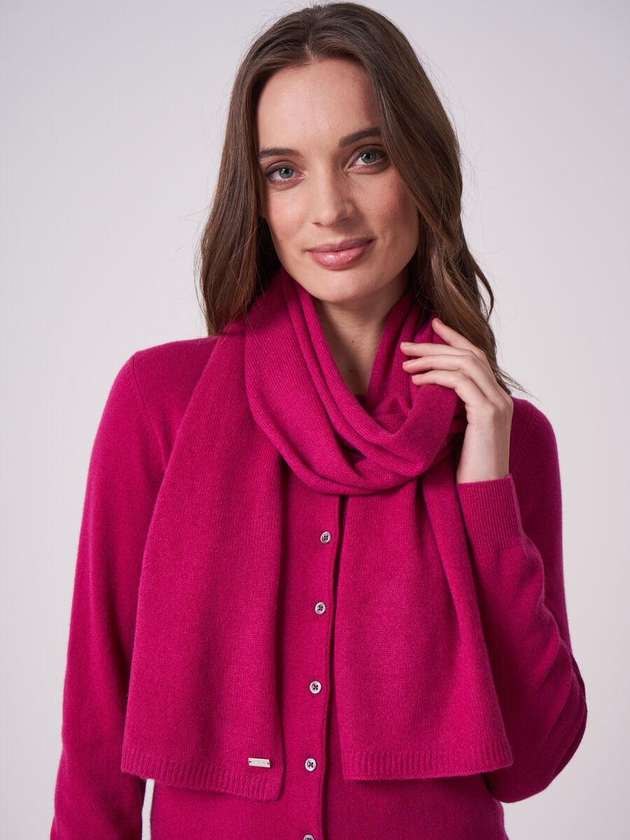 Organic cashmere scarf image number 1