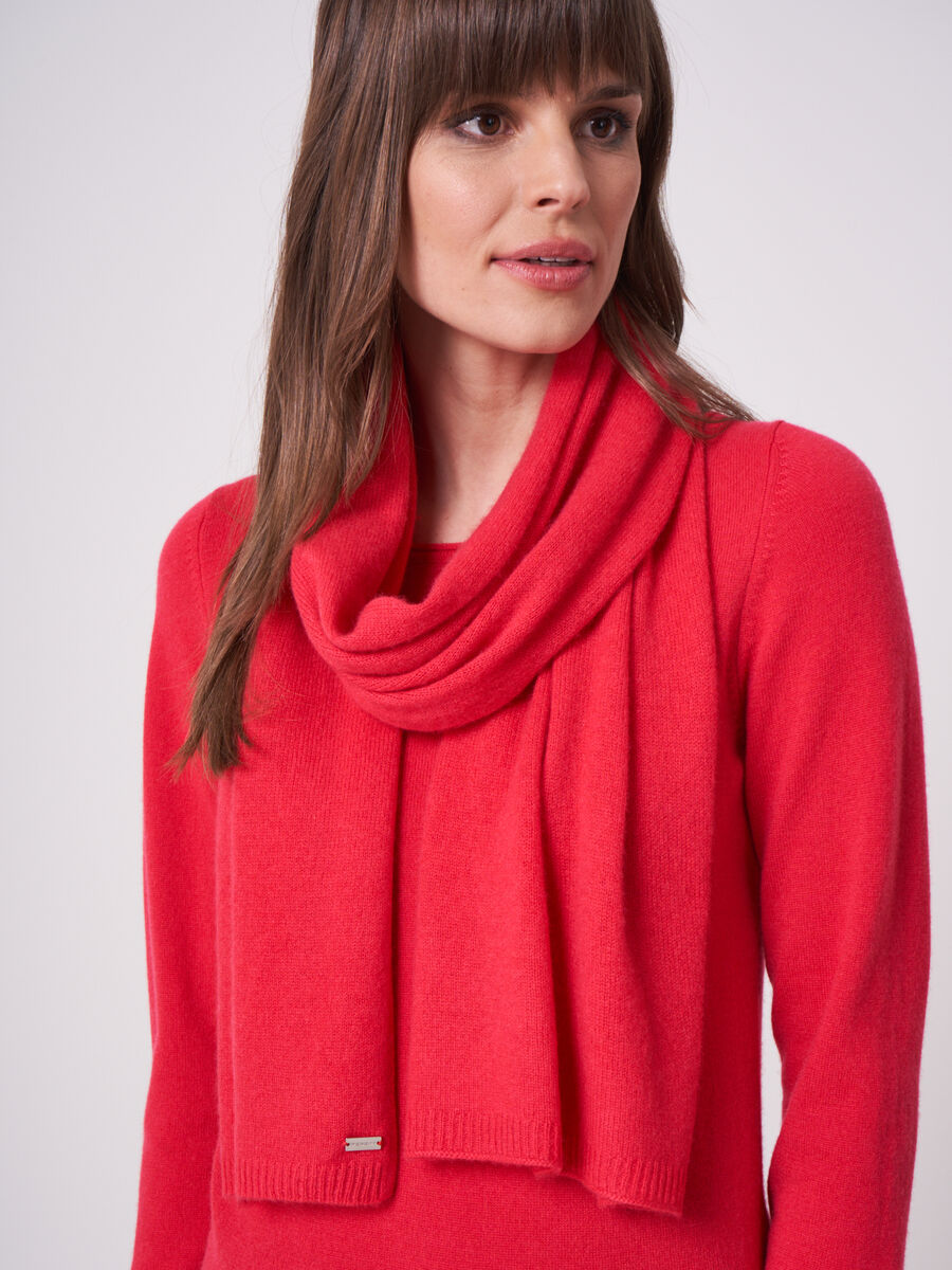 Organic cashmere scarf image number 1
