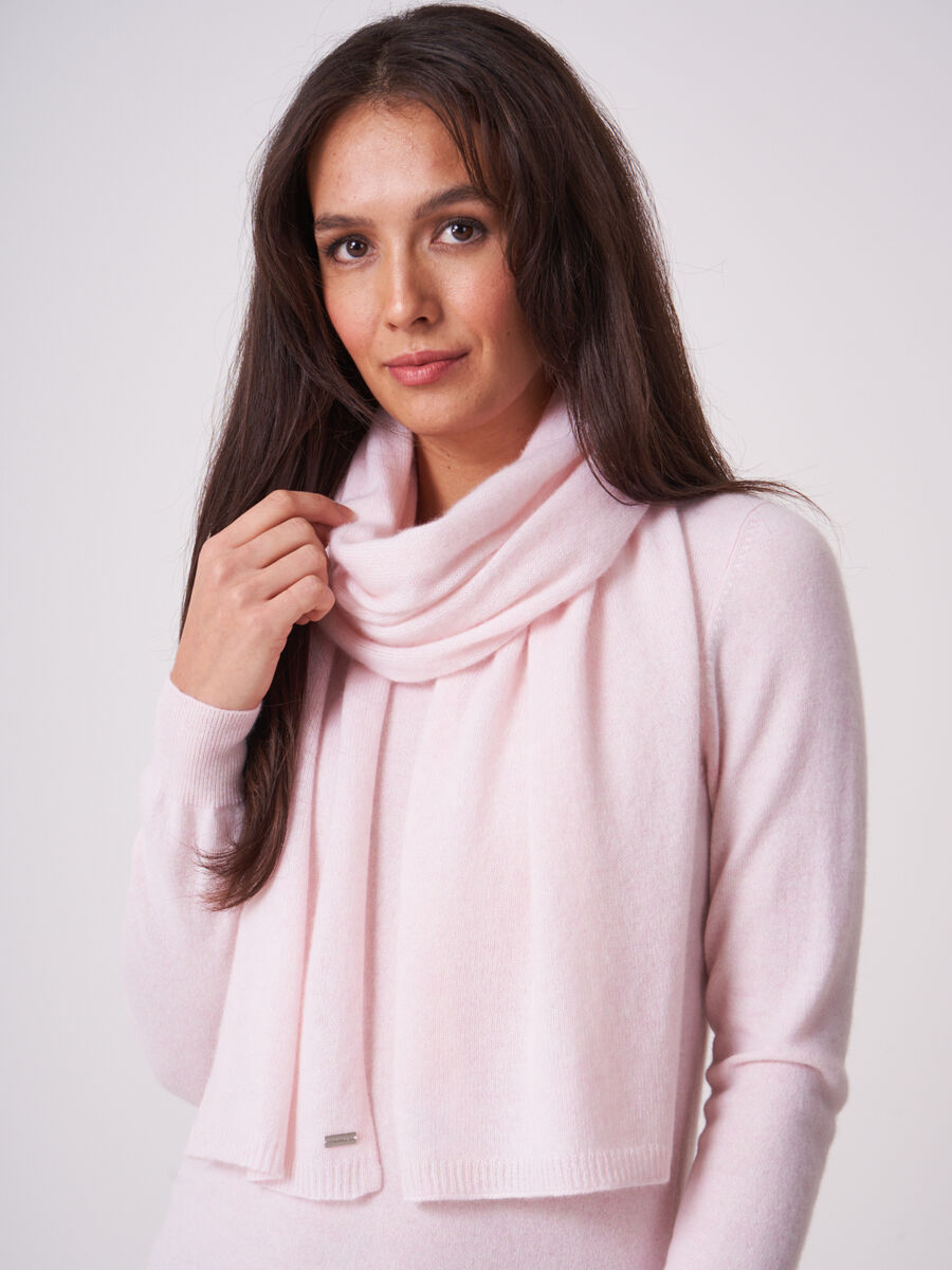 Repeat Organic Cashmere Scarf Rose main image 1