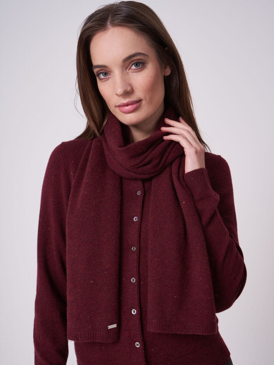 Organic cashmere scarf image number 1