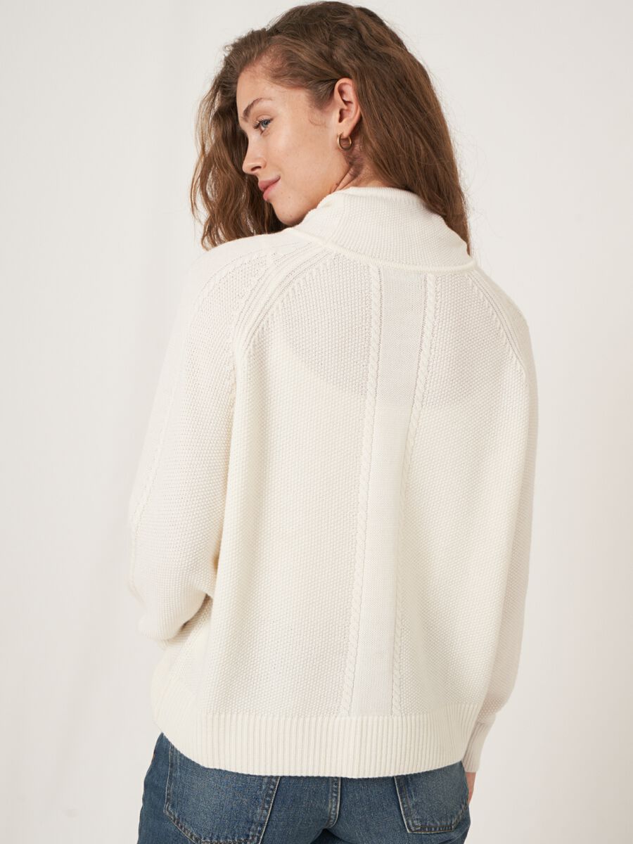 Merino wool sweater with drawstrings image number 1