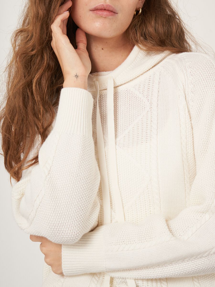 Merino wool sweater with drawstrings image number 3