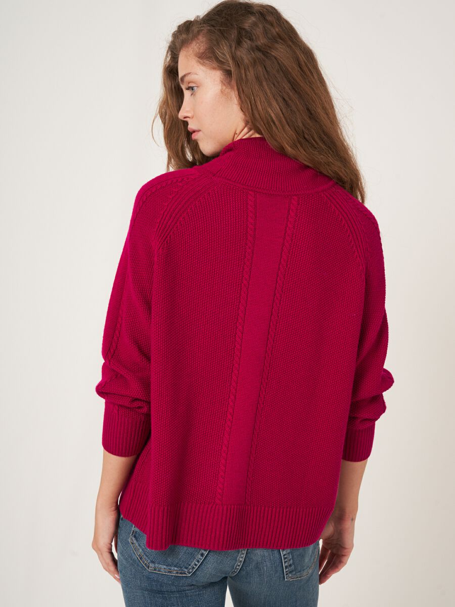 Merino wool sweater with drawstrings image number 1