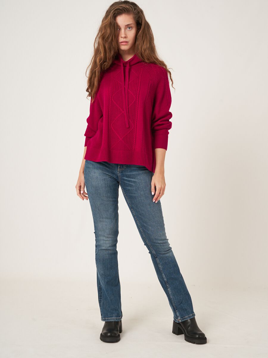 Merino wool sweater with drawstrings image number 5