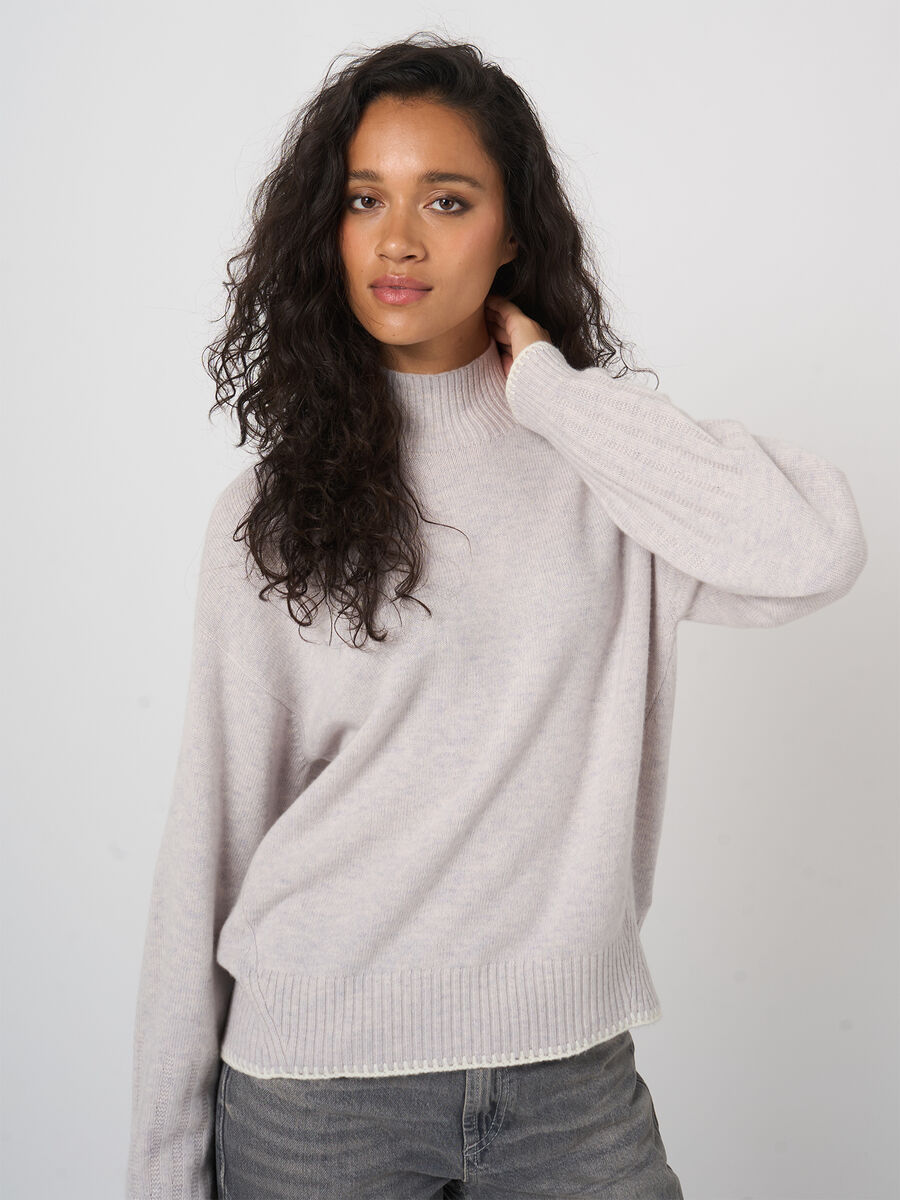 REPEAT Limited Edition - Strickpullover mit Häkeldetails image number 4