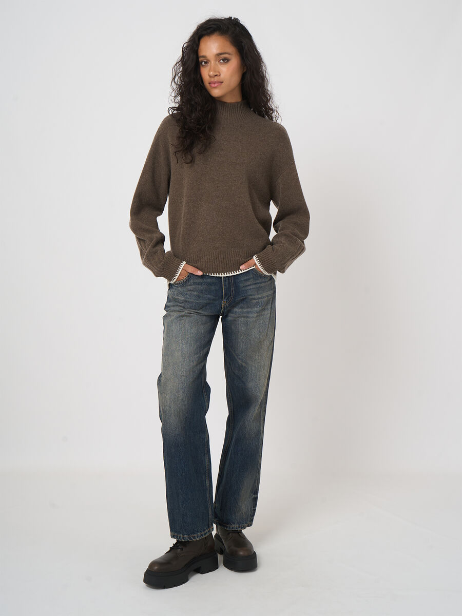 REPEAT Limited Edition - Strickpullover mit Häkeldetails image number 2