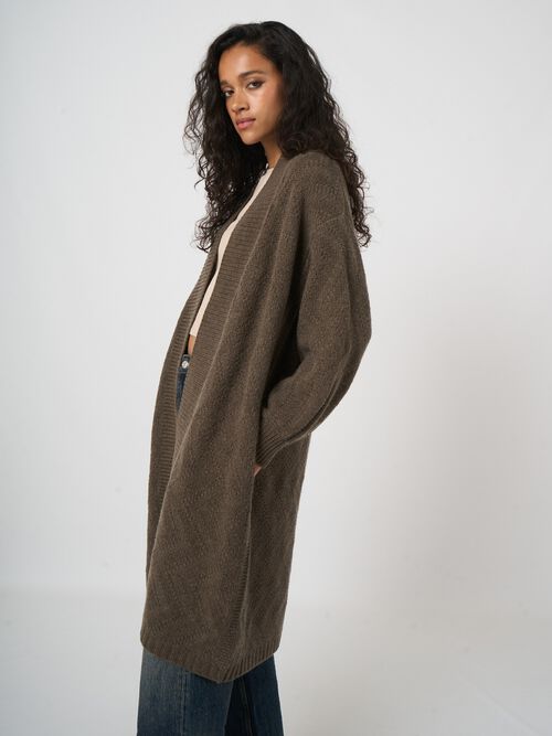 REPEAT Limited Edition - open vest met pofmouwen