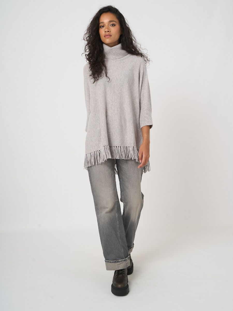 REPEAT Limited Edition - oversized kasjmier poncho image number 5