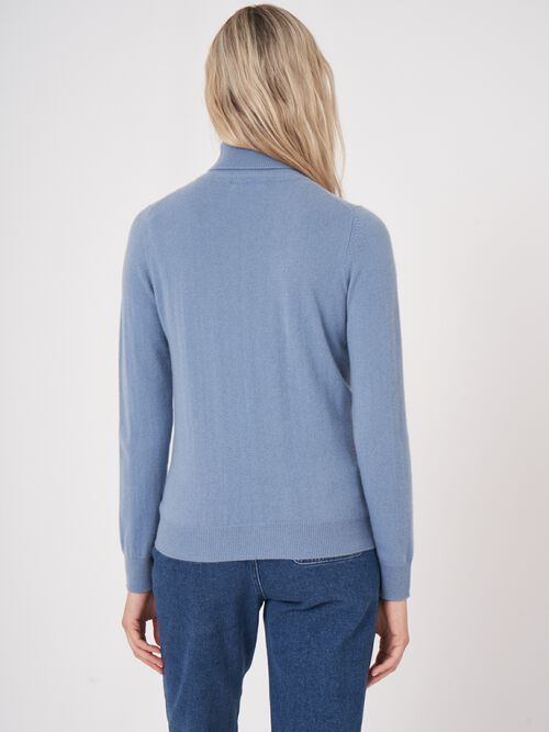 Basic Rollkragenpullover aus reinem Kaschmir