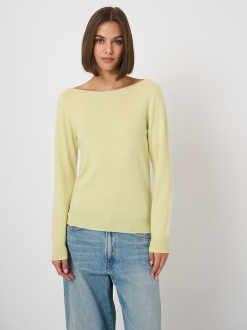 Pull col bateau en cachemire biologique