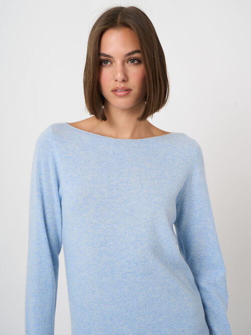 Pull col bateau en cachemire biologique