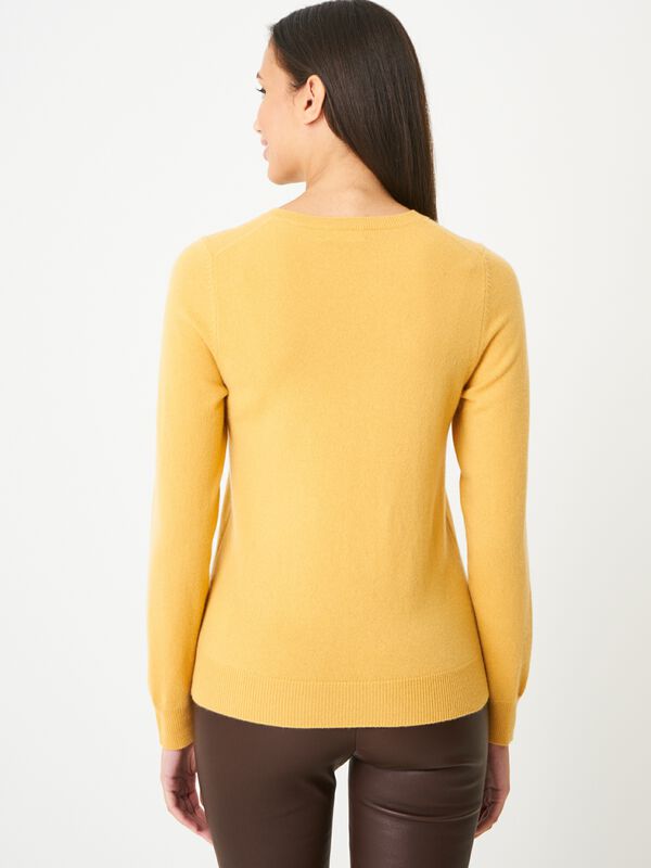 Basic Kaschmir-Pullover mit Rundhalsausschnitt image number 1