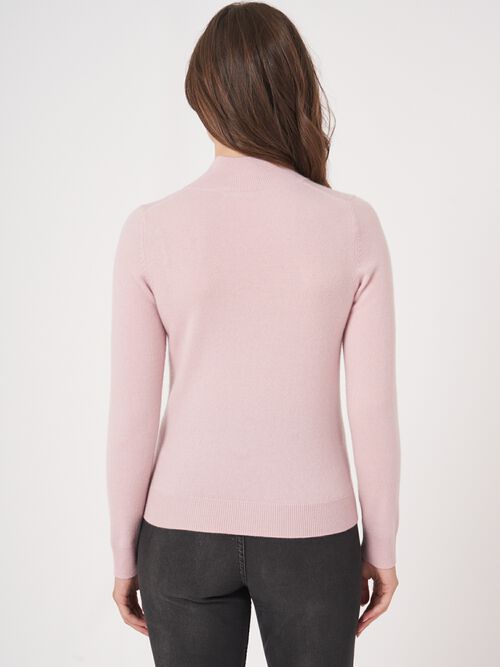 Pull en cachemire avec col montant
