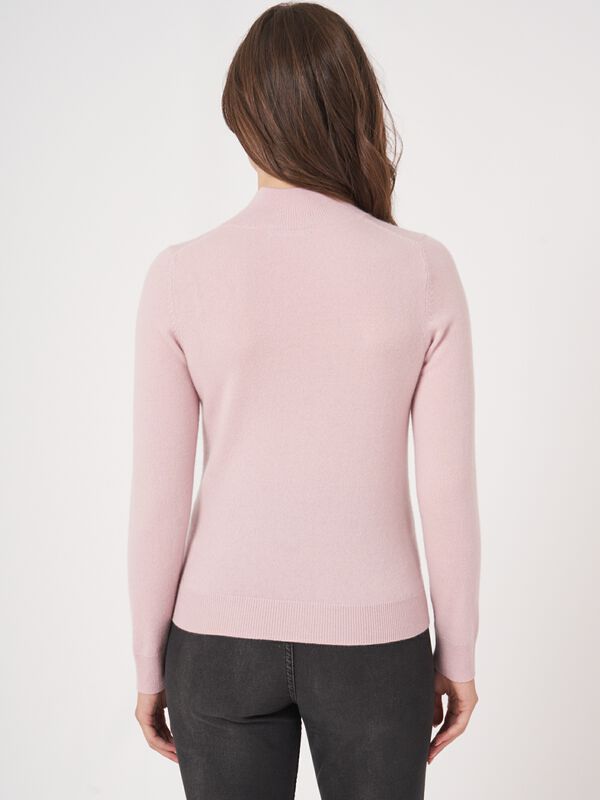Cashmere trui met opstaande kraag  image number 1