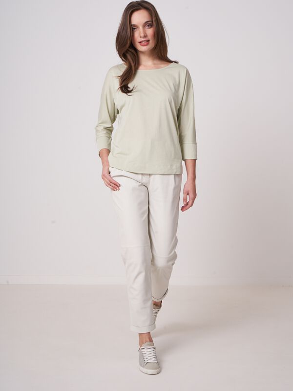 Batwing top with 3/4 sleeve image number 3