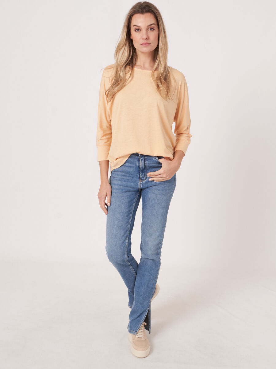 Batwing top with 3/4 sleeve image number 5