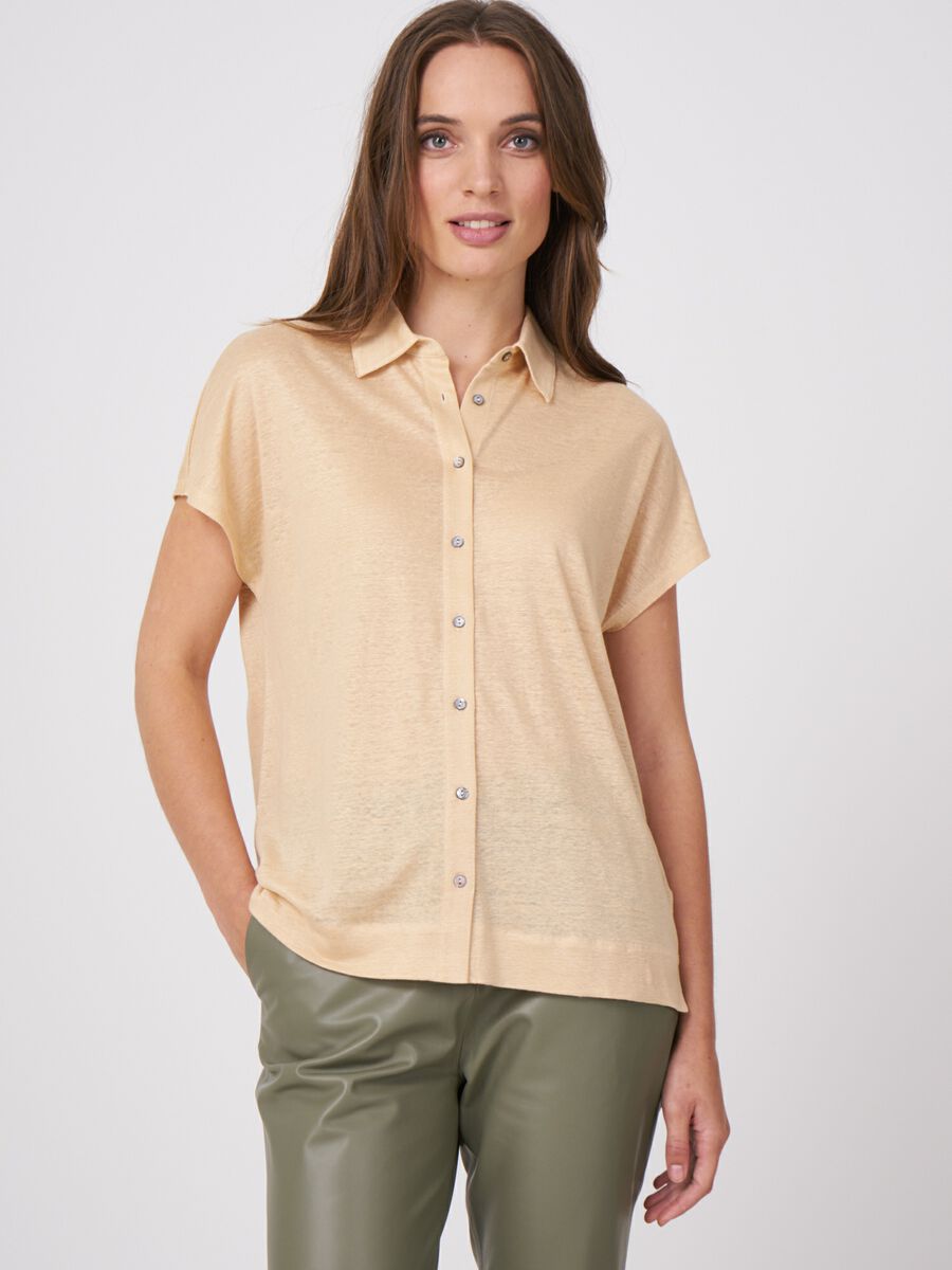 Linen shirt top image number 0