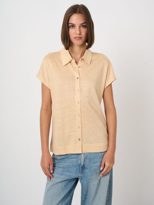 Linen shirt top