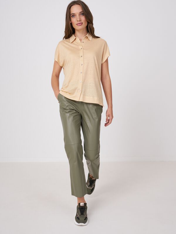 Linen shirt top image number 1