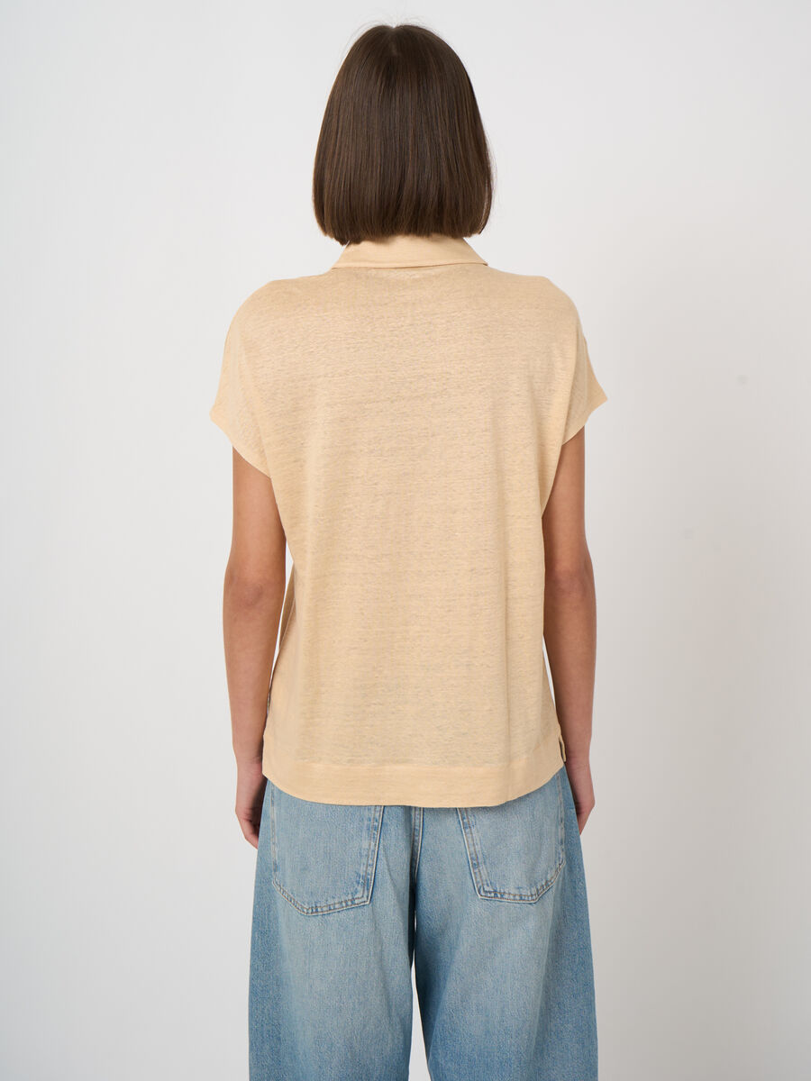Linen shirt top image number 3