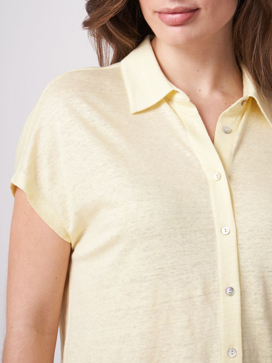 Linen shirt top image number 2
