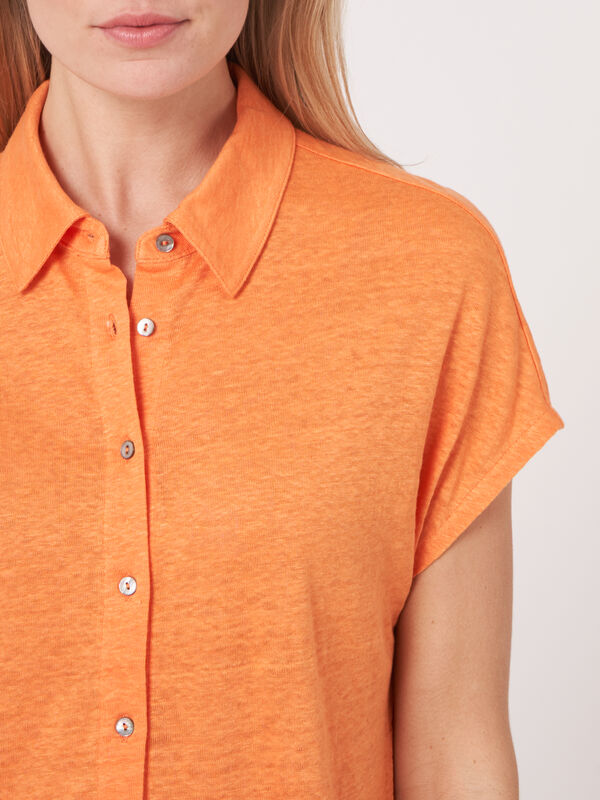 Linen shirt top image number 2