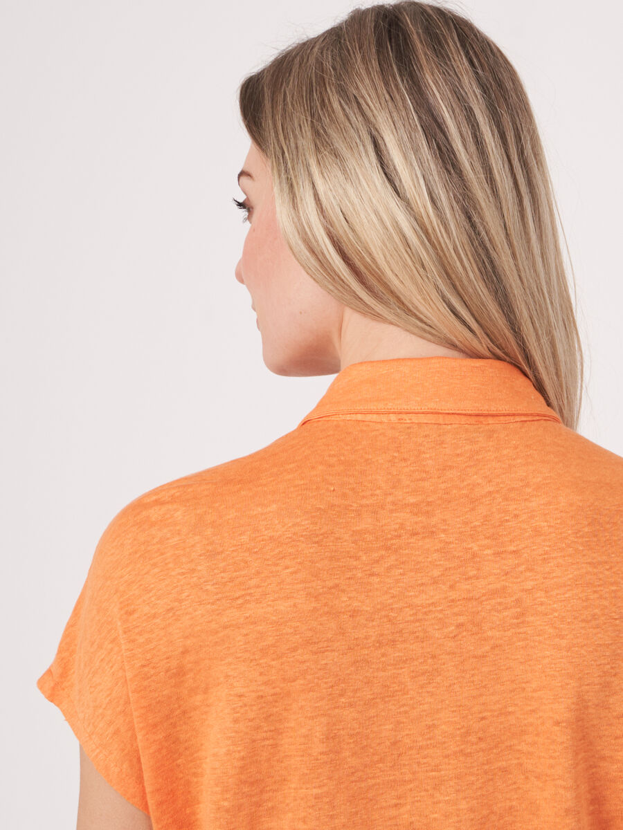 Linen shirt top image number 4