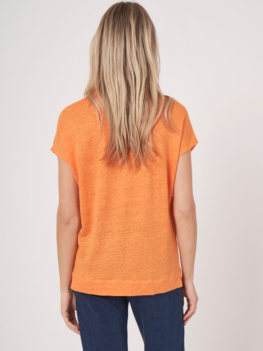 Linen shirt top image number 5