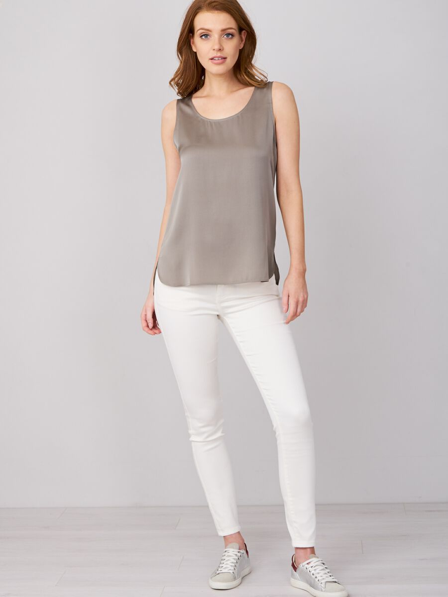 Silk tank top image number 3