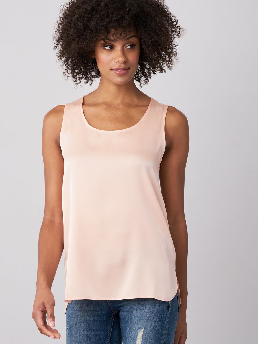 Silk tank top image number 0