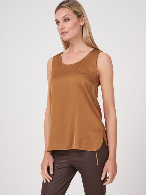 Silk tank top