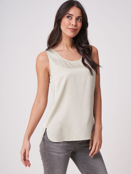 Silk tank top