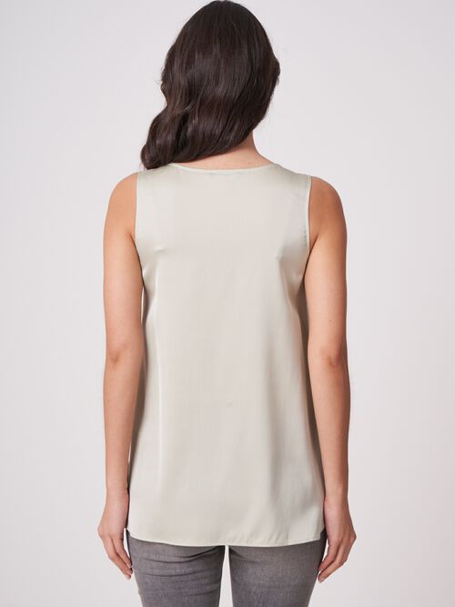 Silk tank top