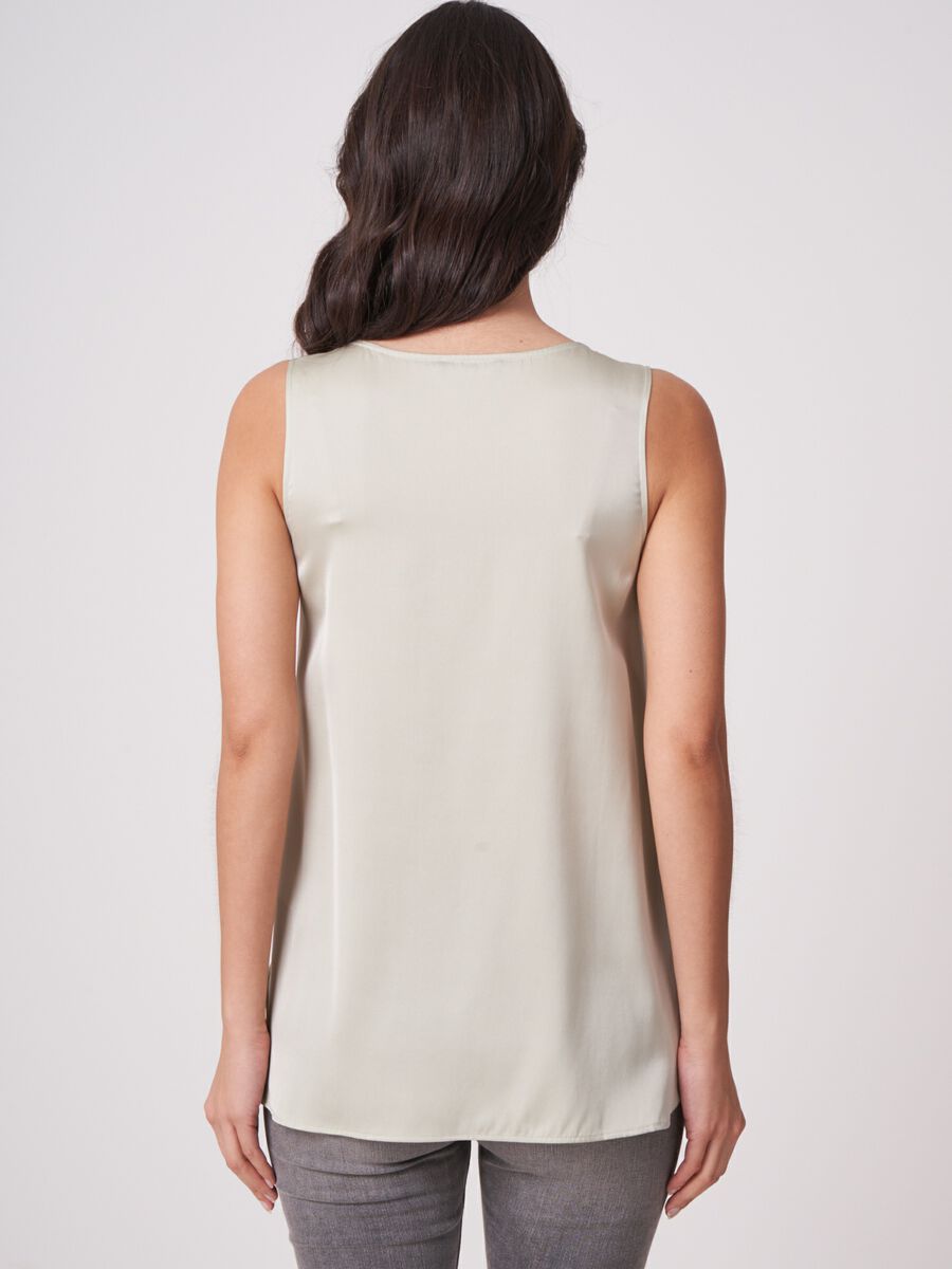 Silk tank top image number 1