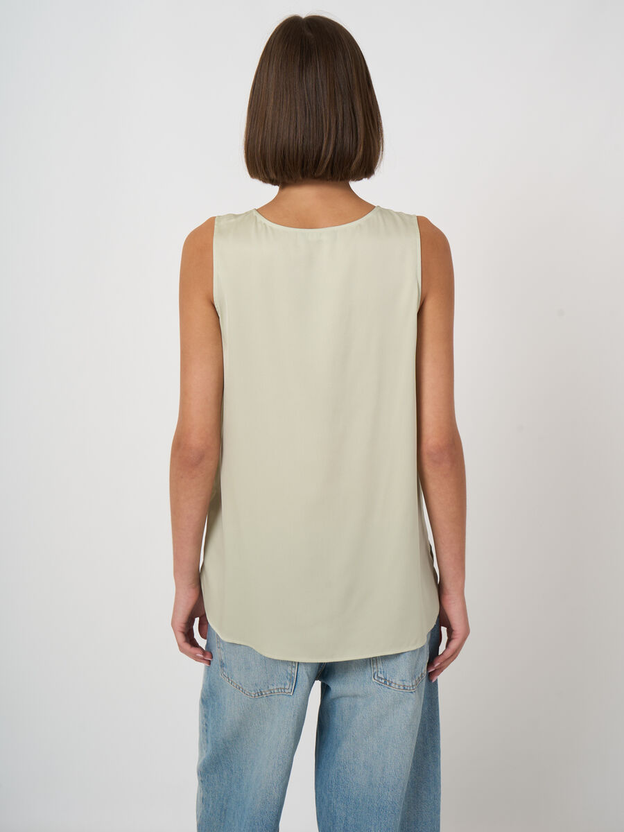 Silk tank top image number 4