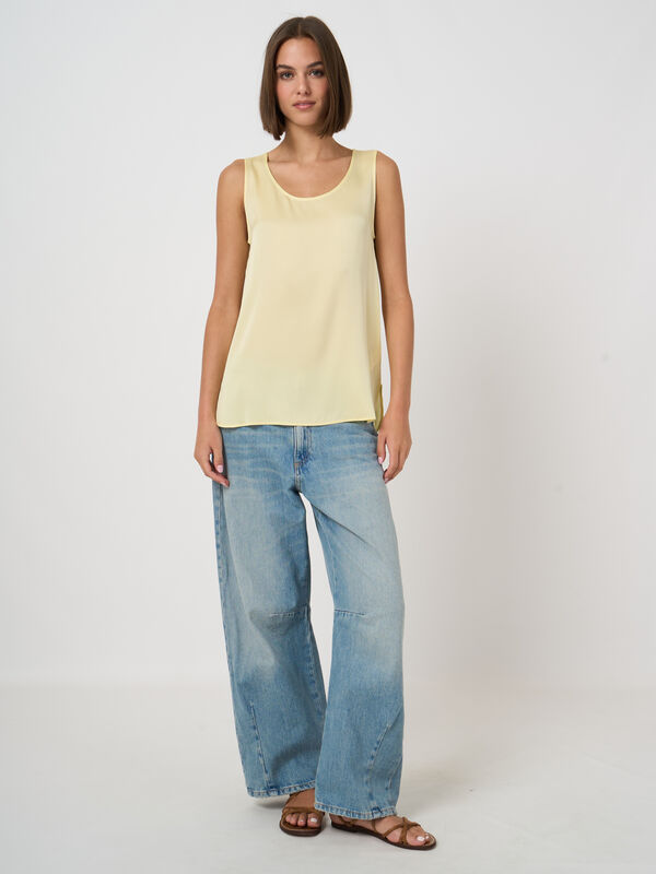 Silk tank top image number 0