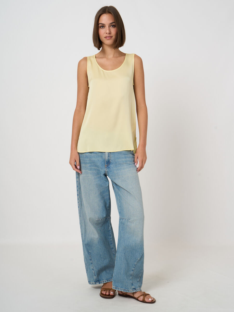 Silk tank top image number 0