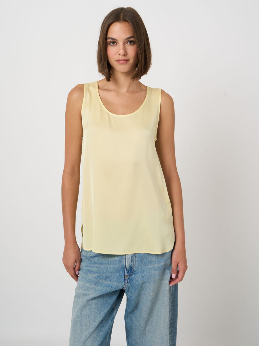 Silk tank top image number 1
