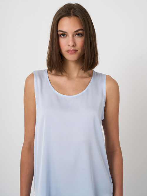 Silk tank top