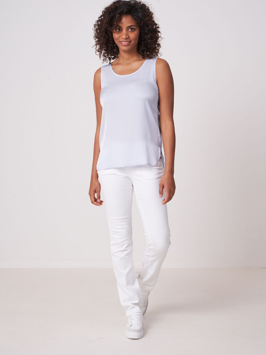Silk tank top image number 3