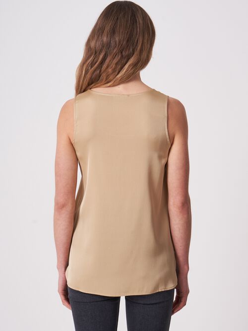 Silk tank top